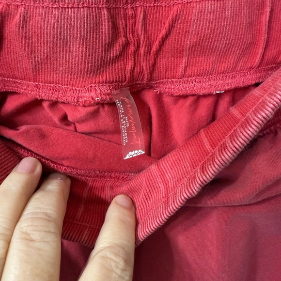 Free People Red Sleeveless Jumpsuit - Picture 7 of 10